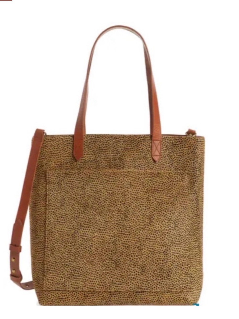 NWT Madewell Transport Tote Calf Hair Leopard